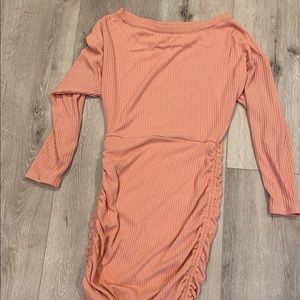 Slim Peach Fashion Nova Dress Size XL